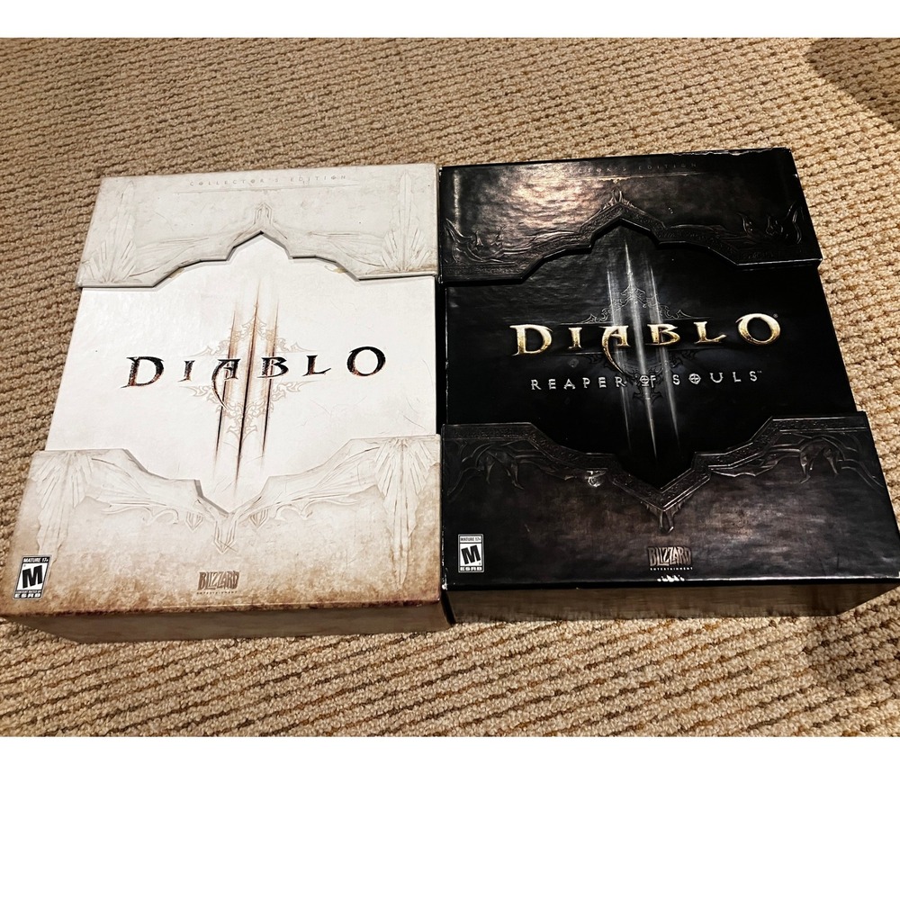 Diablo III & Reaper of Souls Collector's Edition‎ PC Blizzard Big Box Set Bundle